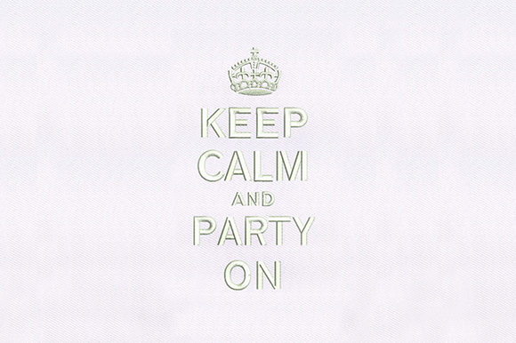 Keep Calm and Party On: A Holiday Embroidery Review