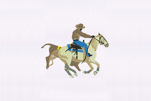 Racing Cowboy: A Holiday Embroidery Review