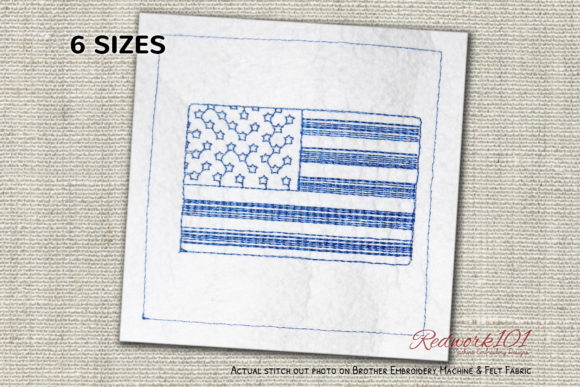 Review: United States of America Redwork for Real Projects
