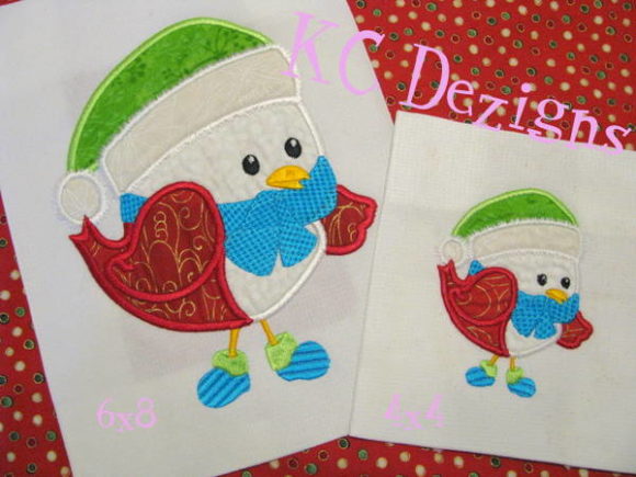Reviewing Christmas Bird Applique for Boutique Sweatshirts