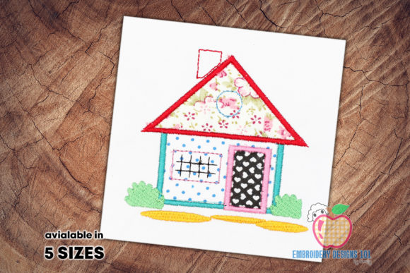 Reviewing the Small House Applique Design for Craft Fairs
