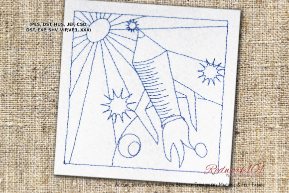 Space Shuttle Embroidery Review